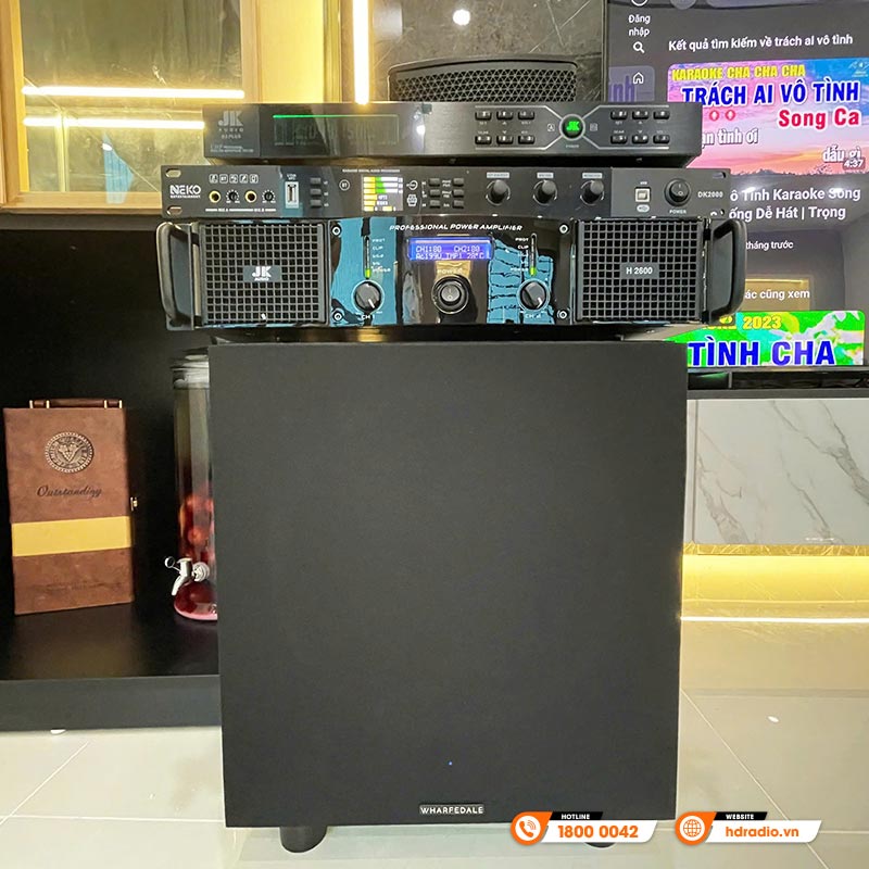 Lắp đặt Dàn karaoke cao cấp cho anh Thành