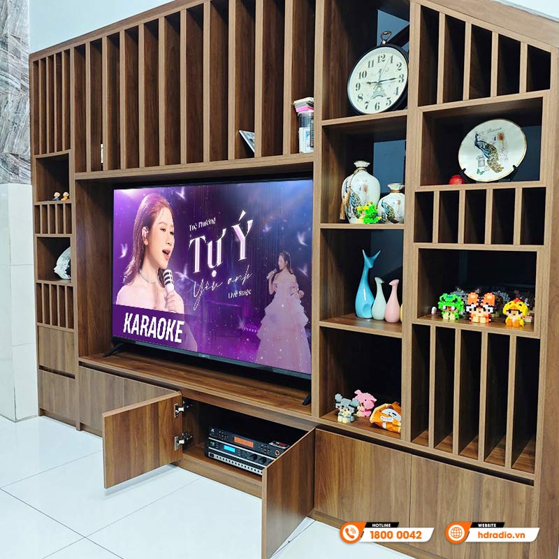 Lắp đặt Dàn karaoke cho gia đình chị Quý