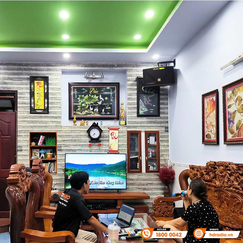 Lắp đặt Dàn karaoke cực chất cho gia đình chị Hằng ở Quận Gò Vấp, TP. Hồ Chí Minh