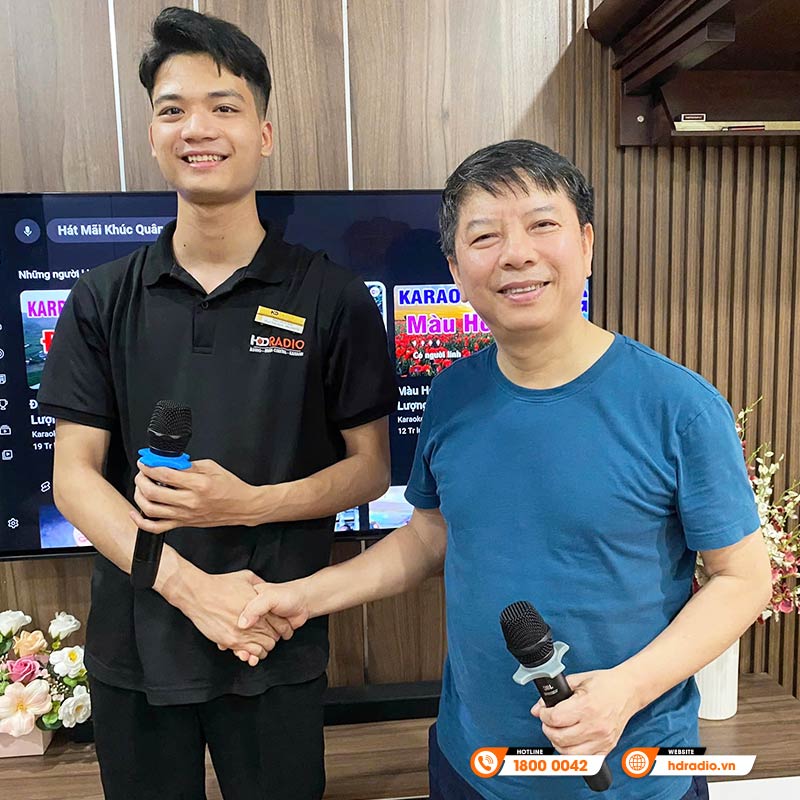 Lắp đặt Dàn karaoke cực hay trị giá hơn 44 triệu đồng cho cô Chuyên ở Nam Từ Liêm, Hà Nội