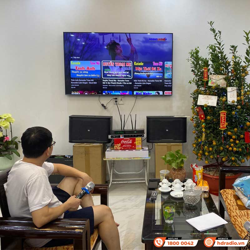 Lắp đặt Dàn Karaoke cực hay trị giá hơn 17 triệu đồng cho anh Thịnh ở Quận Bắc Từ Liêm, Hà Nội