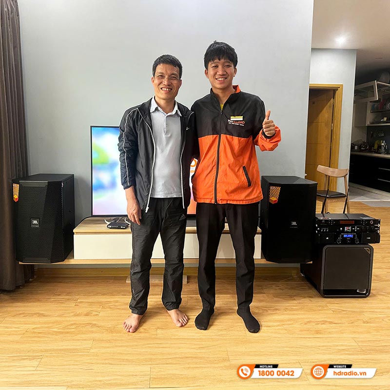 Dàn karaoke của anh Bình