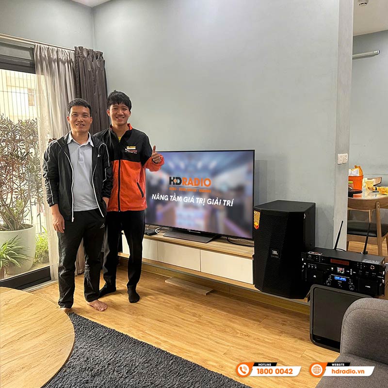 Dàn karaoke của anh Bình