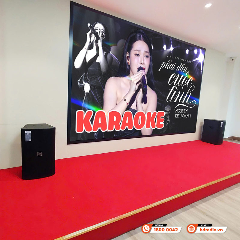 Lắp đặt Dàn karaoke gia đình GD83 cho anh Huy ở Hà Nội