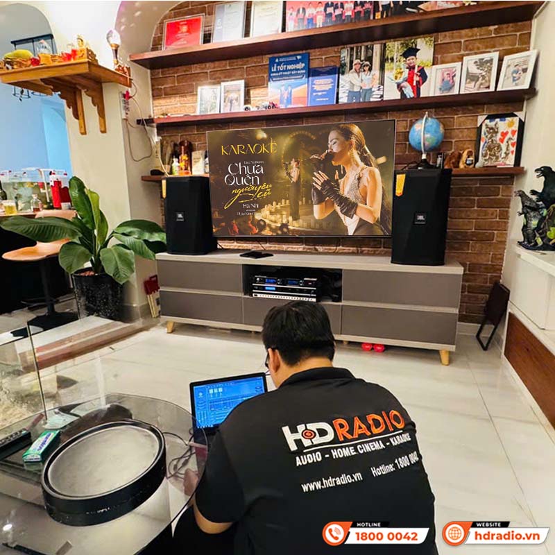 Lắp đặt Dàn karaoke gia đình Chất Lượng trị giá gần 33 triệu đồng cho anh Phước ở Quận 7, Hồ Chí Minh