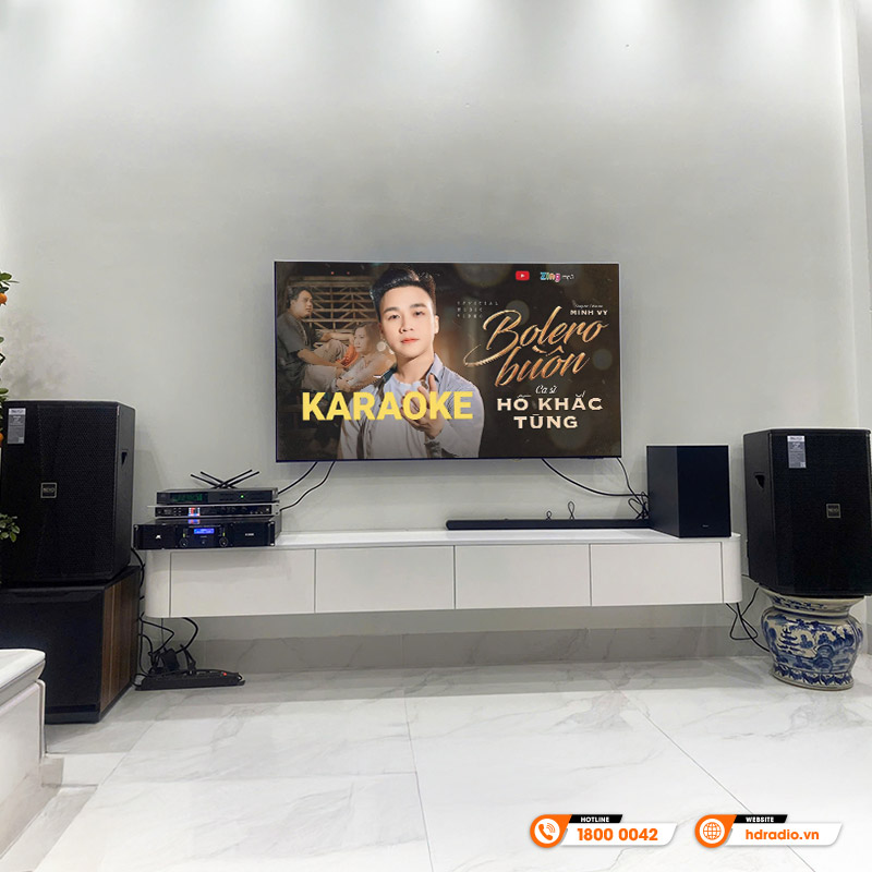 Lắp đặt Dàn karaoke gia đình GD85 chất lượng trị giá gần 32 triệu đồng cho anh Hà ở Quận Cầu Giấy, Hà Nội