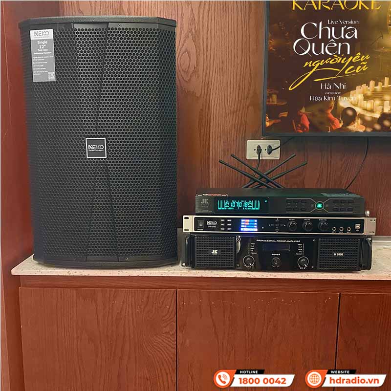 Lắp Dàn karaoke gia đình GD85 cho Nhà hàng Hương Sen