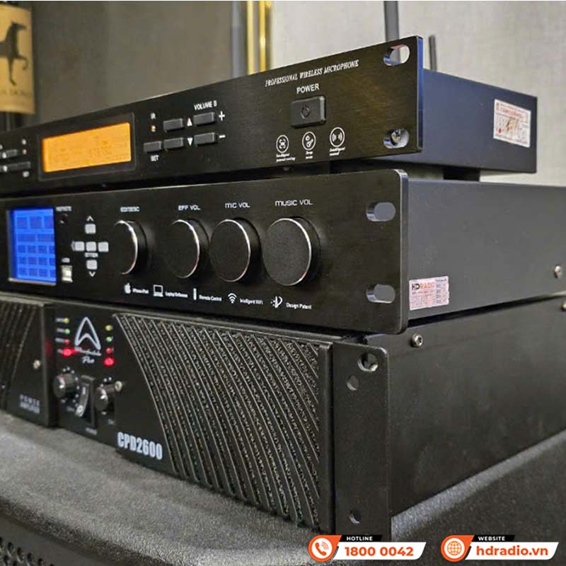 Dàn karaoke gia đình KHD29 của anh Hùng