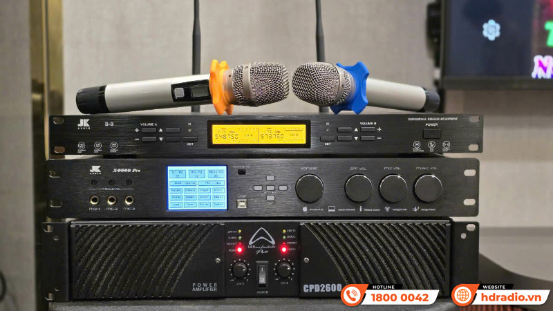 Dàn karaoke gia đình KHD29 của anh Hùng