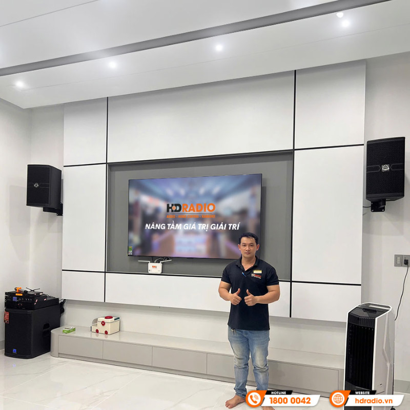  Dàn karaoke gia đình KHD29 của chị Mai