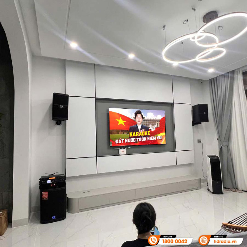Dàn karaoke gia đình KHD29 (Wharfedale Anglo E10, Wharfedale CPD2600, JKaudio X9000 Pro, JKAudio B9, Wharfedale AX15B)-2