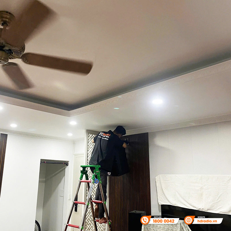 Lắp đặt Dàn karaoke gia đình KHD30 cho anh Dũng