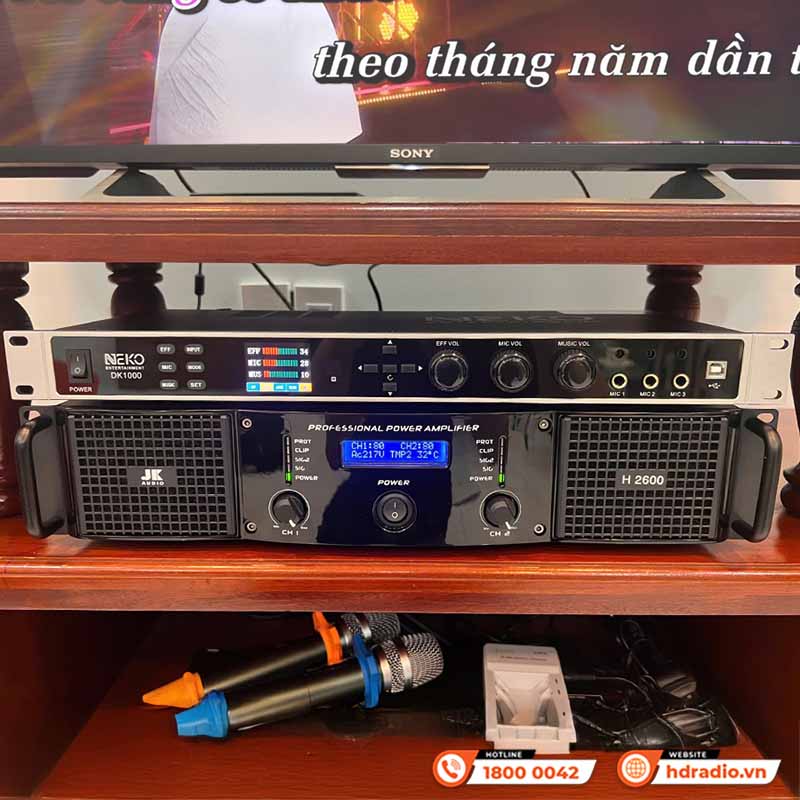 Lắp đặt Dàn karaoke gia đình KHD50 cực hay trị giá hơn 41 triệu đồng cho anh Tuấn Anh