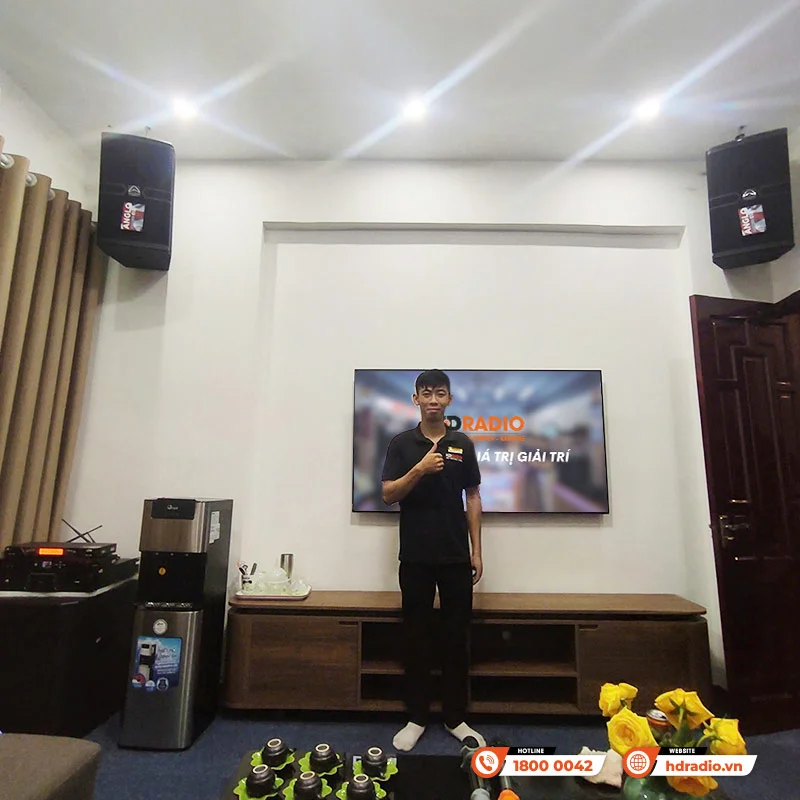 Lắp đặt Dàn Karaoke Cao Cấp HDR51 cho chị Ngọc ở Hà Nội Lắp đặt Dàn Karaoke Cao Cấp HDR51 cho chị Ngọc ở Hà Nội