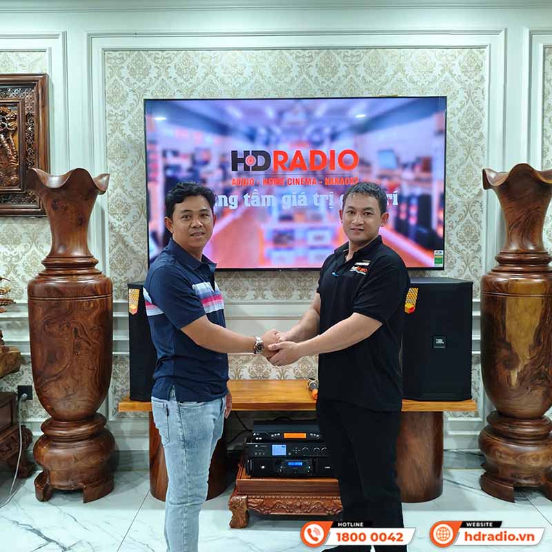 Lắp đặt Dàn karaoke JBL cao cấp GD66 cho anh Út