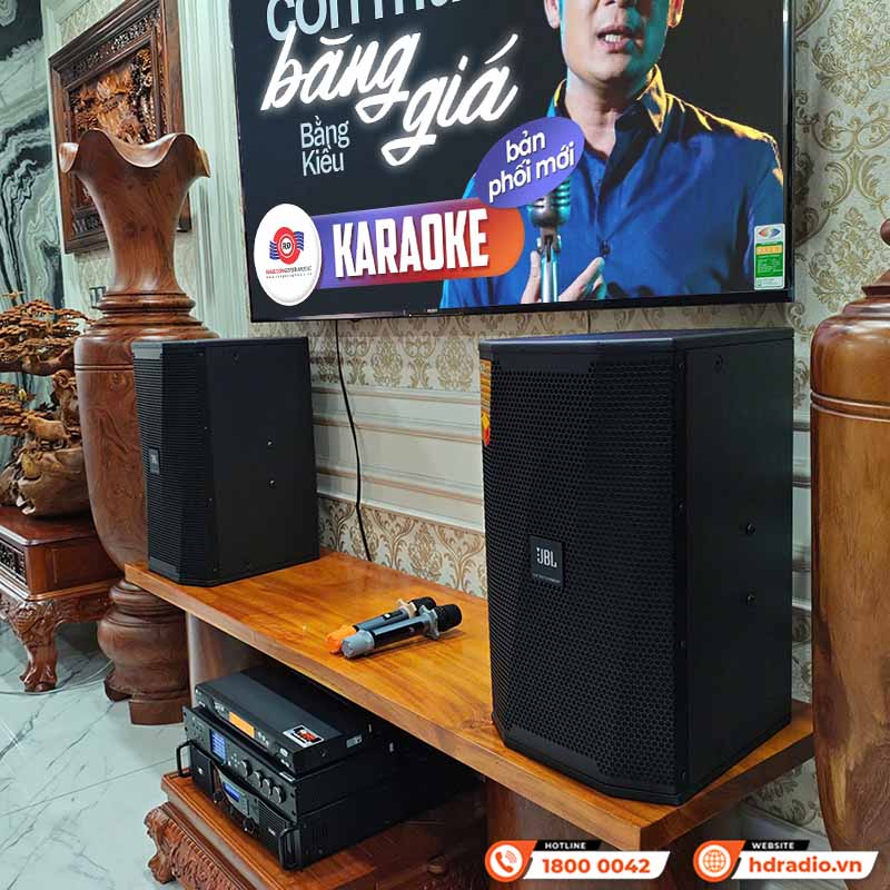 Lắp đặt Dàn karaoke JBL cao cấp GD66 cho anh Út