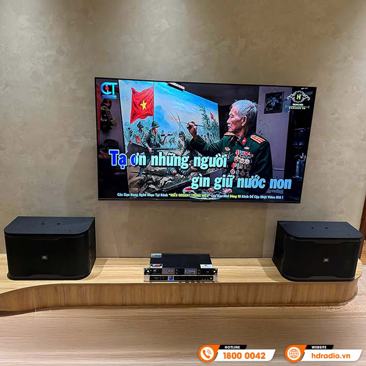 Lắp đặt Dàn Karaoke JBL GD75 cho anh Minh