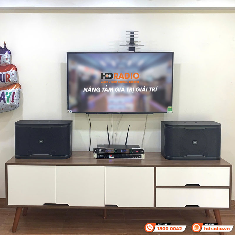 Lắp đặt Dàn karaoke JBL GD75 cho anh Nam ở Hà Nội 