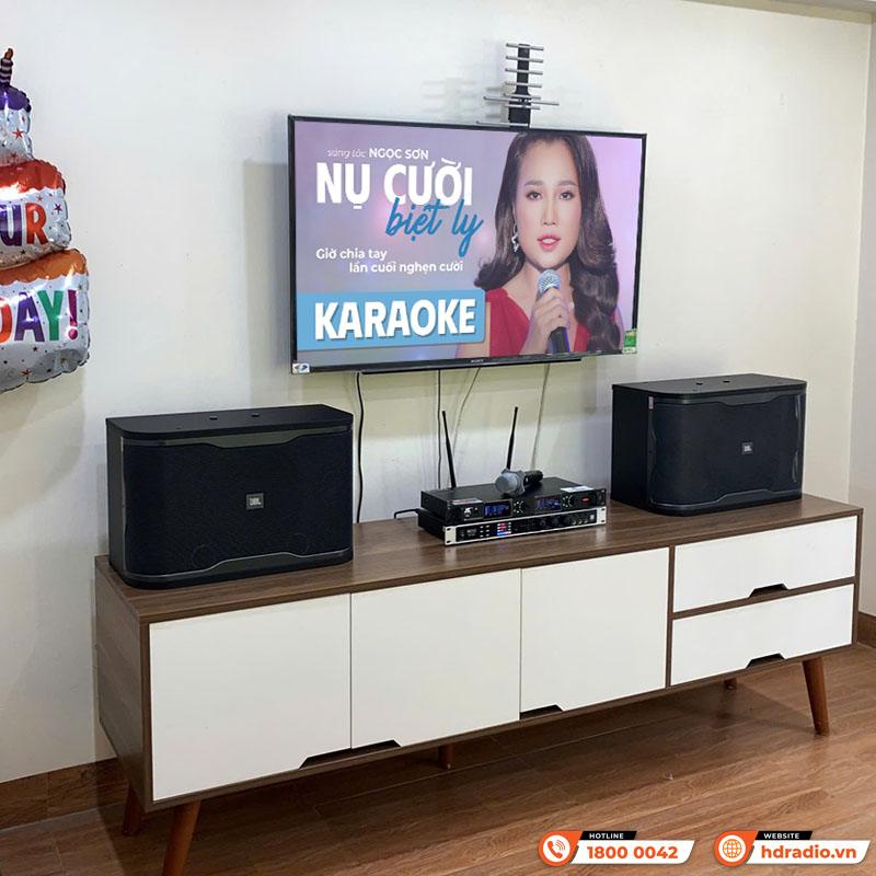Lắp đặt Dàn karaoke JBL GD75 cho anh Nam ở Hà Nội 