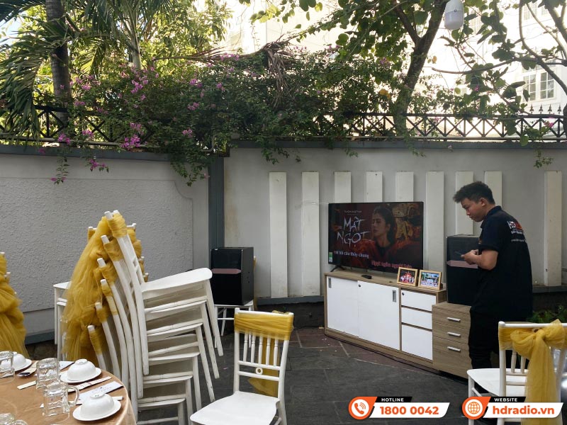 Dàn karaoke JBL HK43 của anh Hoàn 