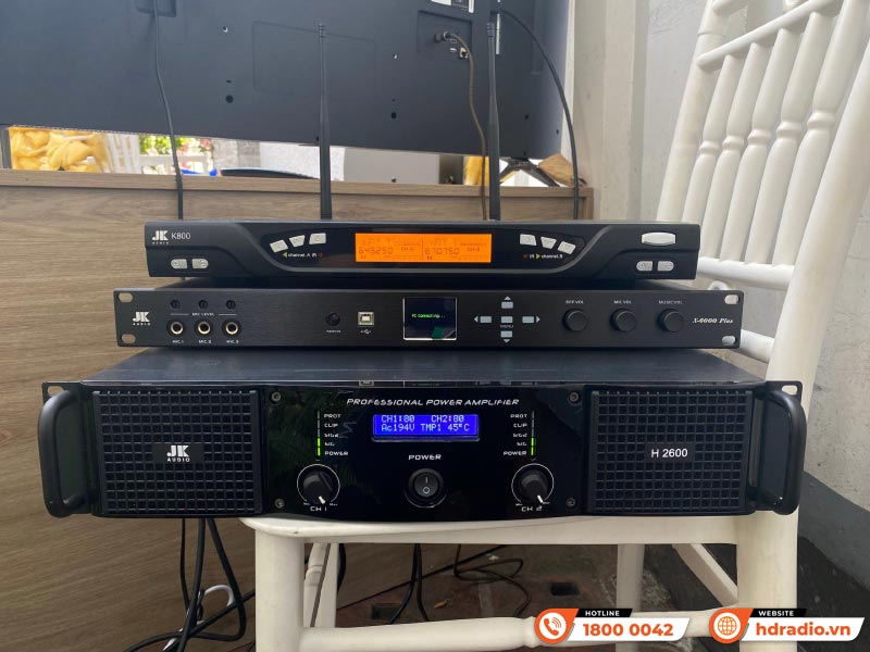 Dàn karaoke JBL HK43 của anh Hoàn 