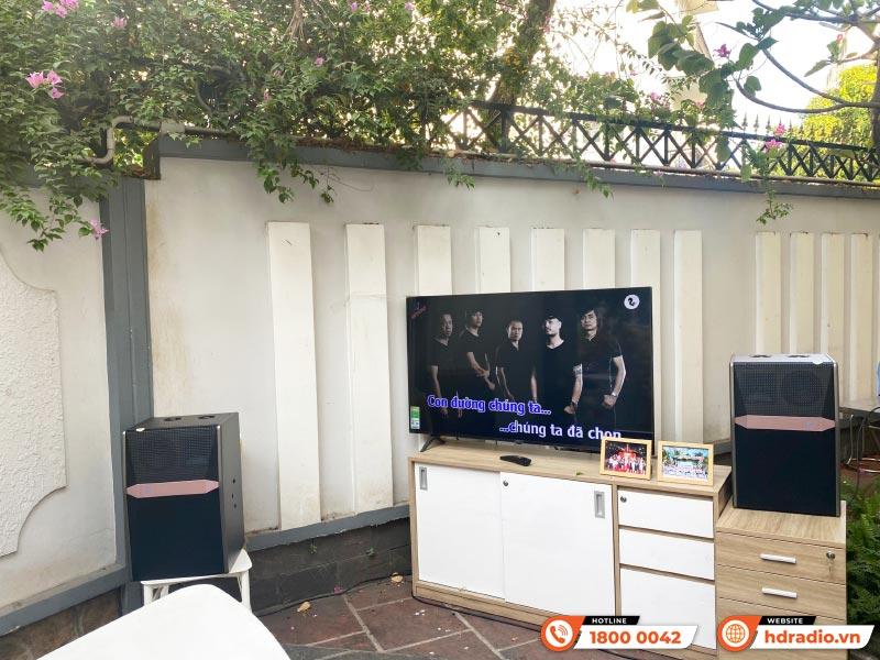 Dàn karaoke JBL HK43 của anh Hoàn 