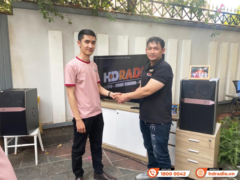 Dàn karaoke JBL HK43 của anh Hoàn 