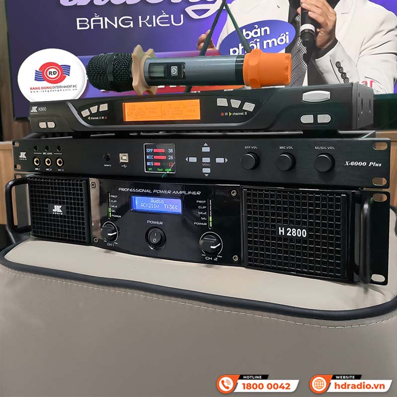 Lắp đặt Dàn Karaoke JBL KH23 cho anh Trung
