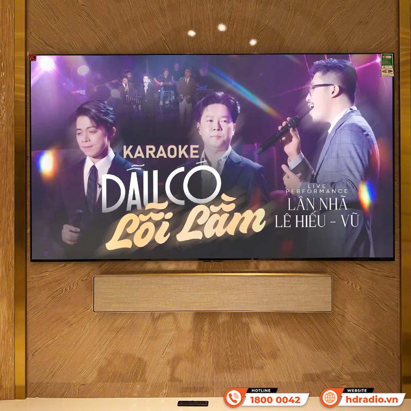 Lắp đặt Dàn karaoke kết hợp Loa soundbar cao cấp cho anh Tuấn