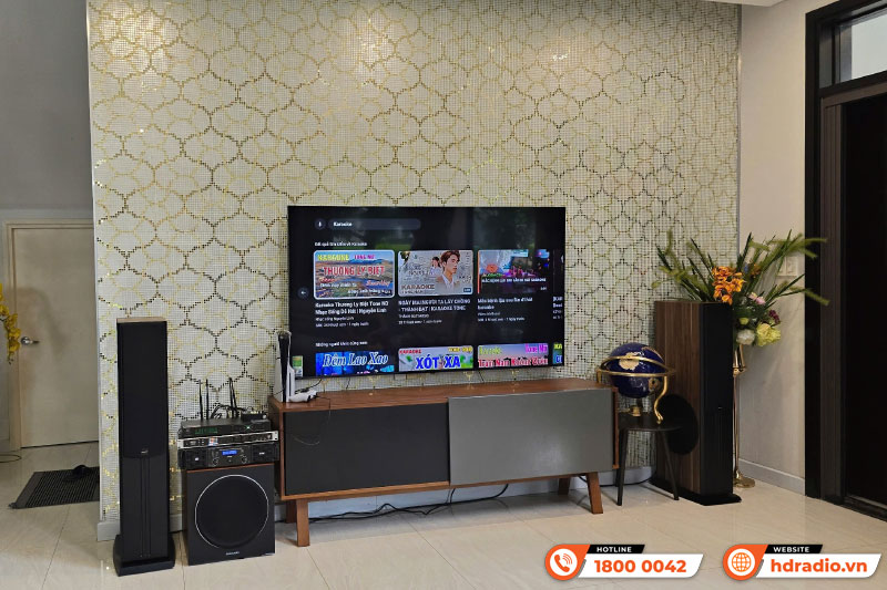 Bộ dàn karaoke của anh Thăng