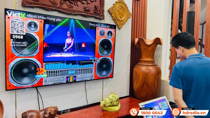 Dàn karaoke của anh Thắng 