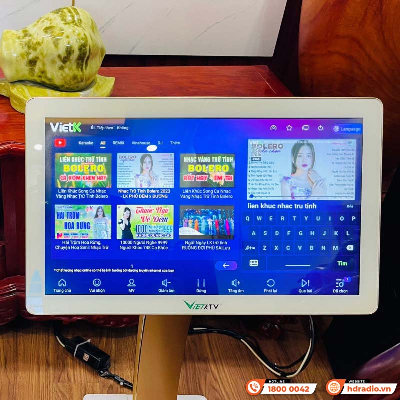 Dàn karaoke của anh Thắng 