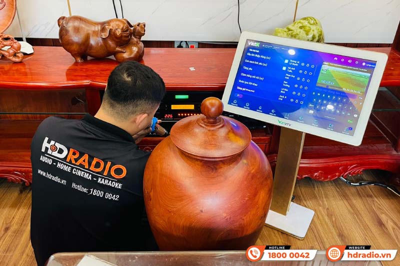 Dàn karaoke của anh Thắng 