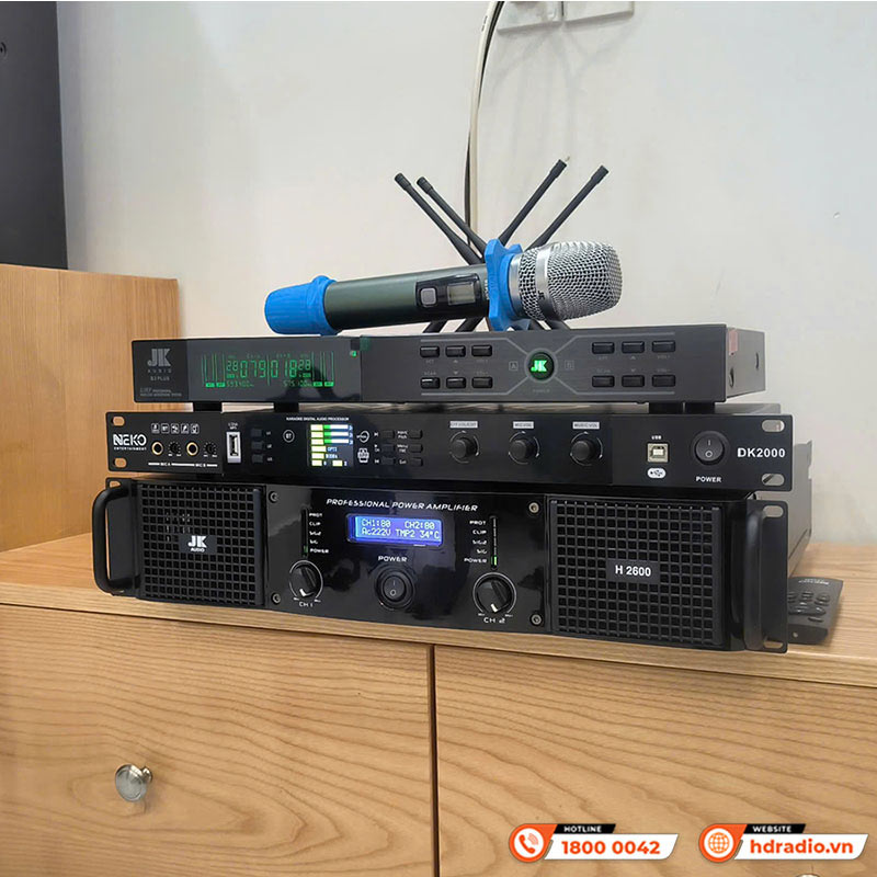 Lắp đặt Dàn Karaoke Wharfedale KH63 cực chất lượng trị giá gần 32 triệu đồng cho anh Của