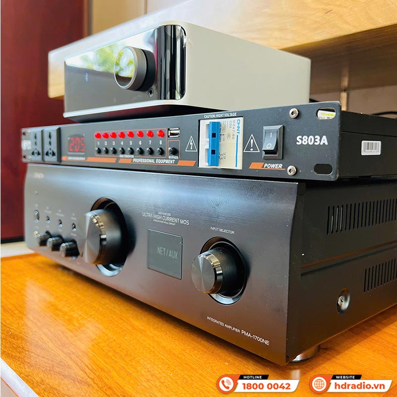 Lắp đặt Dàn nghe nhạc cao cấp cho anh Công