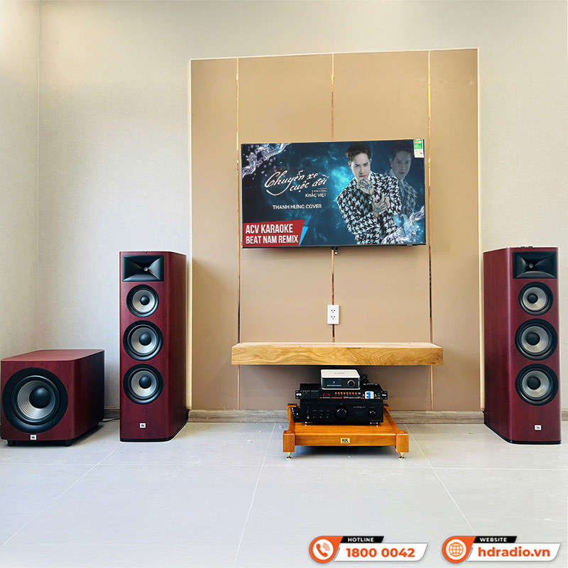 Lắp đặt Dàn nghe nhạc cao cấp cho anh Công