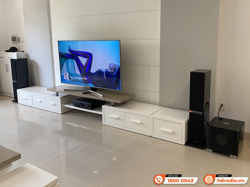 Lắp đặt dàn nghe nhạc cao cấp trị giá hơn 120 triệu đồng cho anh Tuấn