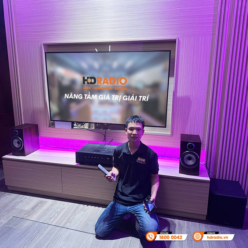 Lắp đặt Dàn nghe nhạc cao cấp cho anh Lâm ở Tây Hồ