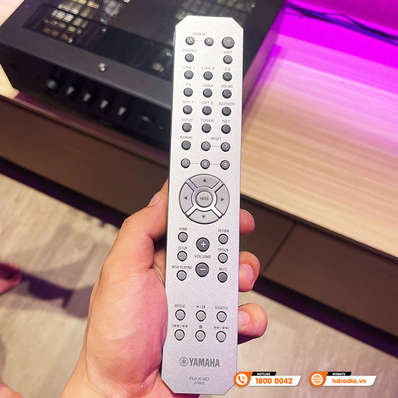 Amply Yamaha R-N800A, 2 Kênh, 120W/CH (6Ohm), Phono, Optical, Bluetooth, Wifi, Airplay-14