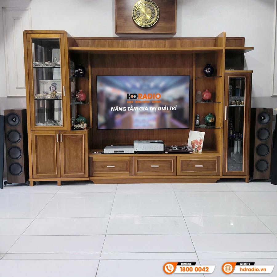 Lắp đặt Dàn nghe nhạc cao cấp cho chú Hoà