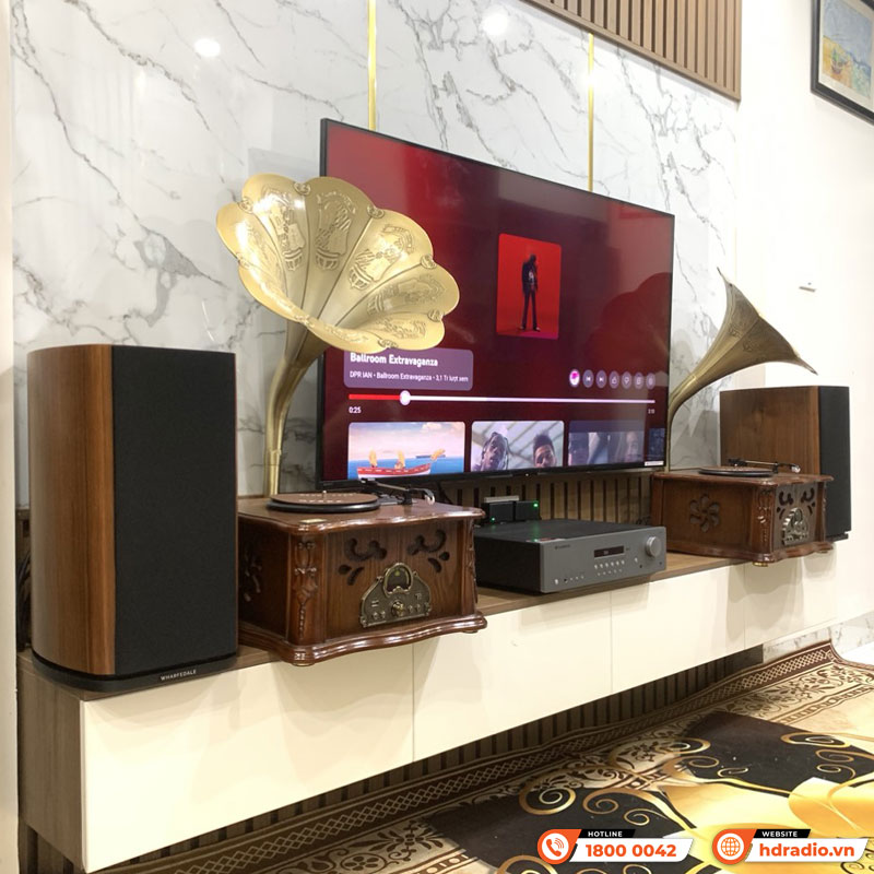 Lắp đặt Dàn nghe nhạc Mini Wharfedale, Cambridge NN28 cho anh Hùng ở Quận Hà Đông