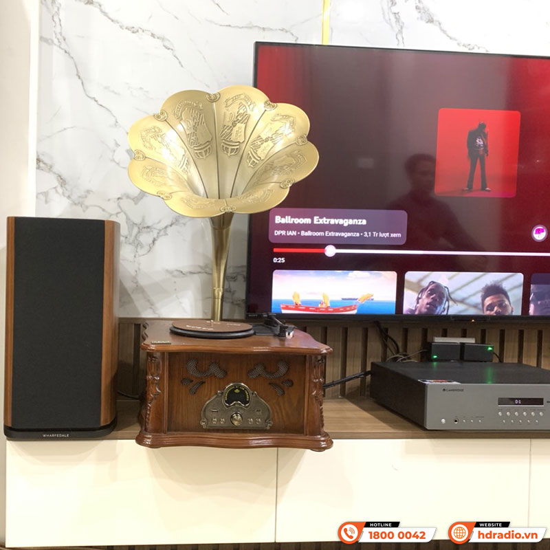 Lắp đặt Dàn nghe nhạc Mini Wharfedale, Cambridge NN28 cho anh Hùng ở Quận Hà Đông