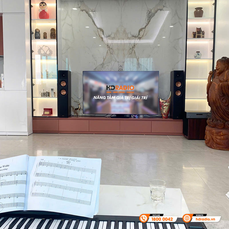 Dàn nghe nhạc NN51 kết hợp sub JBL Stage A100P của anh Lâm