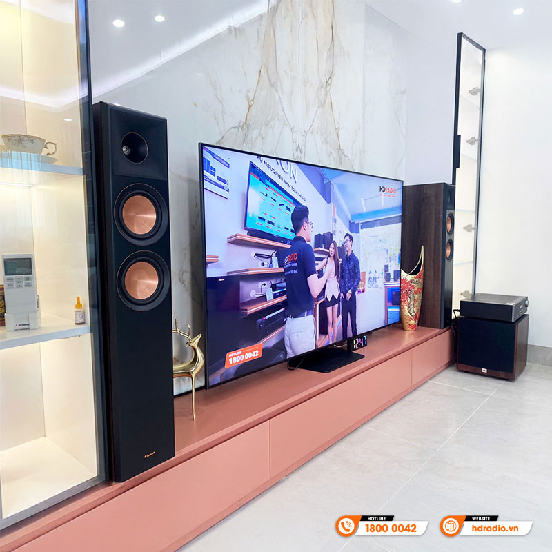 Dàn nghe nhạc NN51 kết hợp sub JBL Stage A100P của anh Lâm