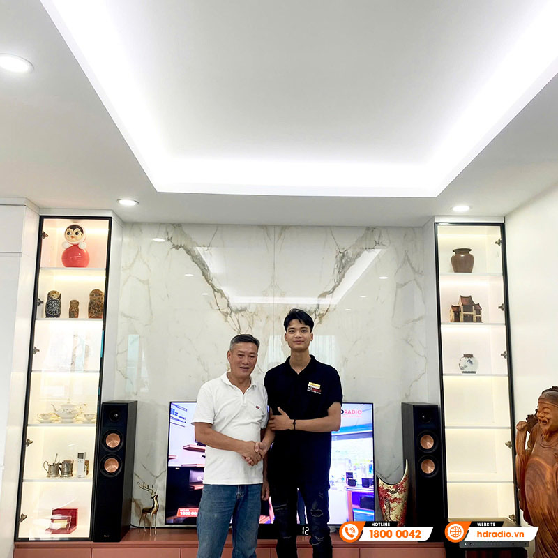 Dàn nghe nhạc NN51 kết hợp sub JBL Stage A100P của anh Lâm