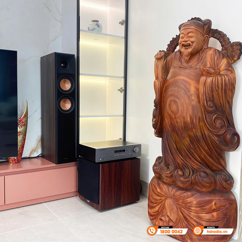 Dàn nghe nhạc NN51 kết hợp sub JBL Stage A100P của anh Lâm