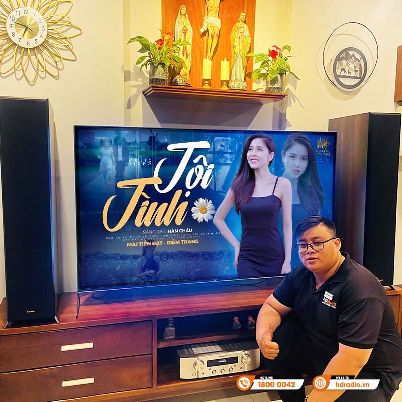 Lắp đặt Dàn nghe nhạc Klipsch, Marantz NN60 cho anh Lam Lắp đặt Dàn nghe nhạc Klipsch, Marantz NN60 cho anh Lam