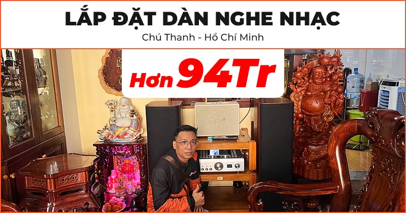 Dàn nghe nhạc của chú Thanh