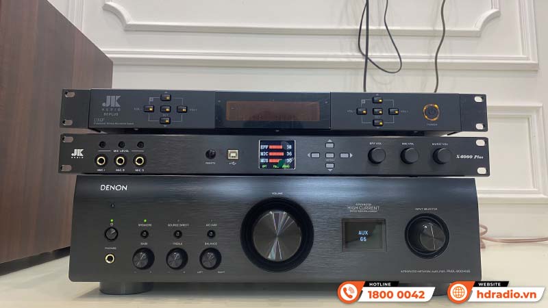 Dàn nghe nhạc và hát karaoke của anh Thanh