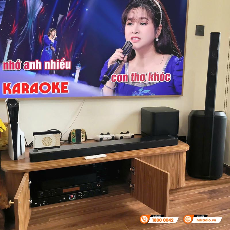 Lắp đặt Dàn nghe nhạc và hát karaoke chất lượng cho anh Hòa